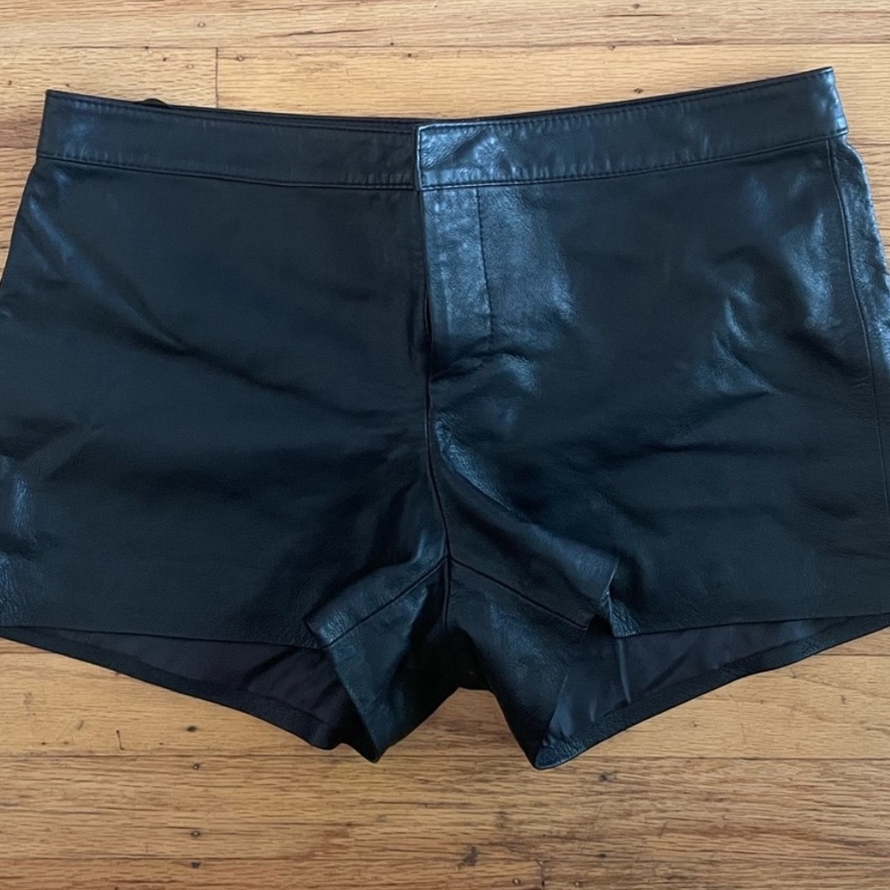 Bb Dakota real leather shorts